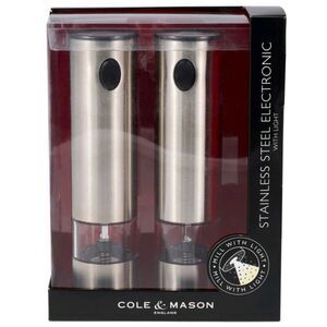 Cole & Mason Electronic Salt & Pepper Mill Set